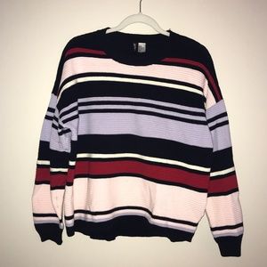 DIVIDED Vintage Striped Sweater